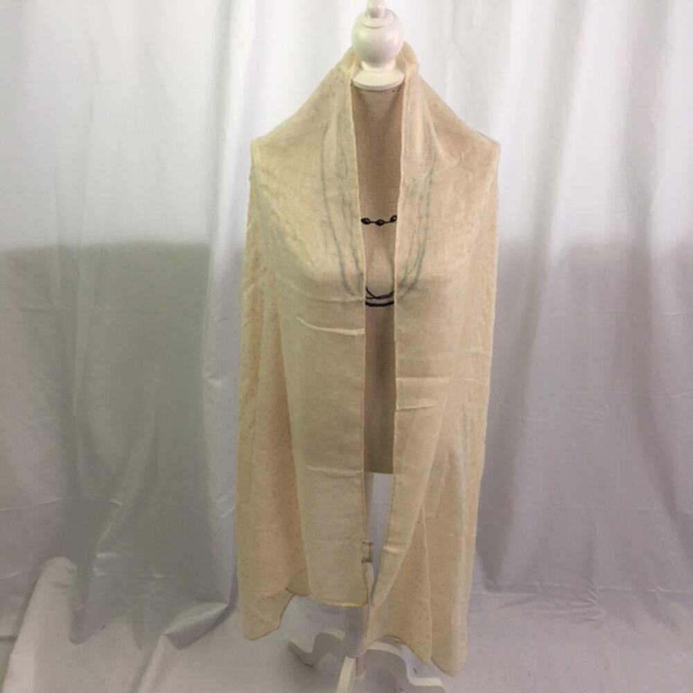 Collection 18 Solid Flocking Scarf Cottage Cream